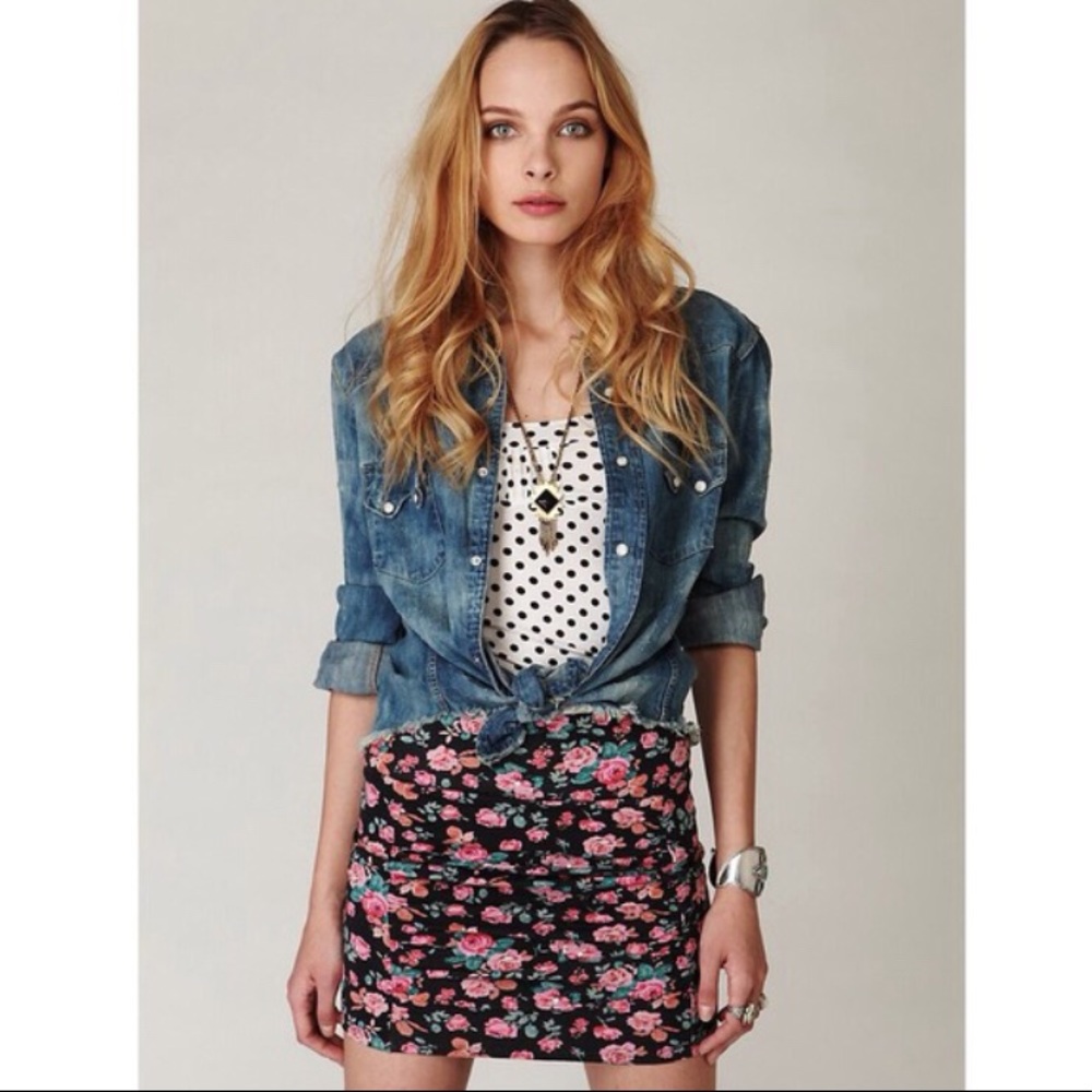Free People Body Con Skirt